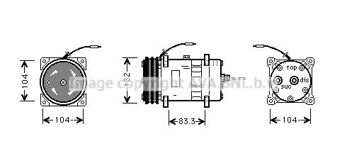 AVA QUALITY COOLING kompresorius, oro kondicionierius UVAK039